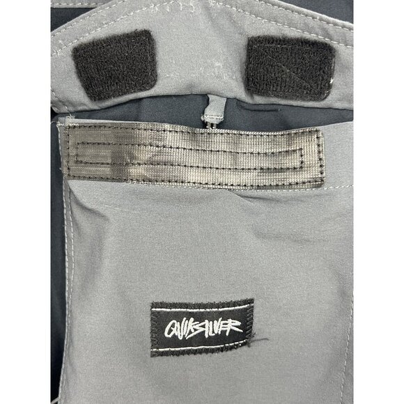 Quiksilver Mens 34 Navy Gray Stripe Boardshorts Short Stretch Swim Casual EUC - Picture 7 of 9